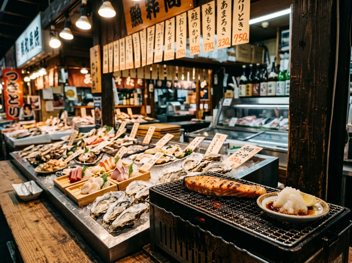 蒸し上がった牡蠣料理の湯気